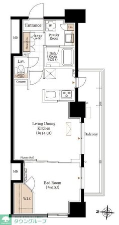 ブランシエスタ両国の物件間取画像